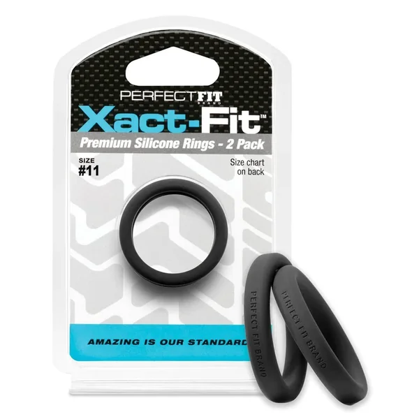 Perfect Fit Xact Fit #11 – Black Pack of 2