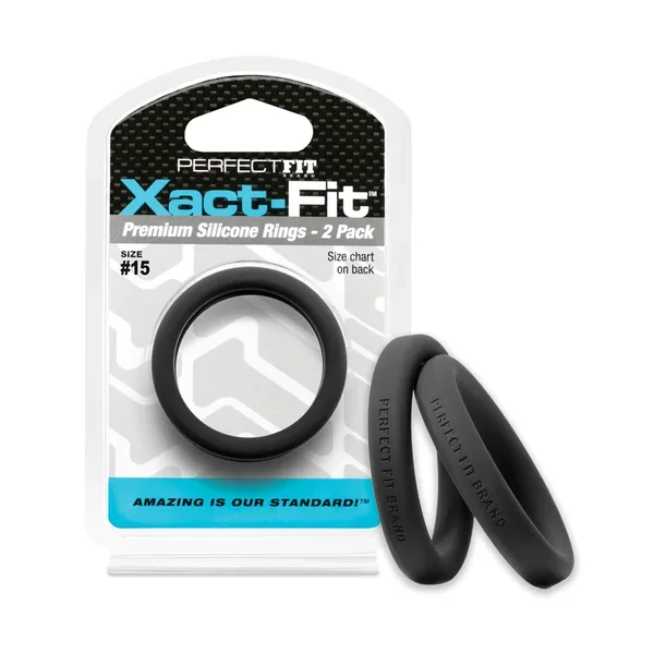 Perfect Fit Xact Fit #15 – Black Pack of 2