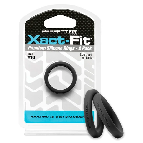 Perfect Fit Xact Fit Cock Rings-2 Pack