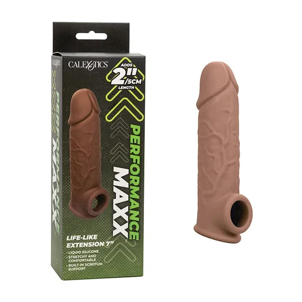 Performance Maxx Life-Like 7″ Penis Extension – Brown