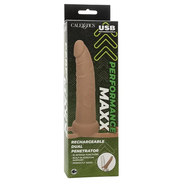 Performance Maxx Rechargeable Dual Penetrator – Ivory