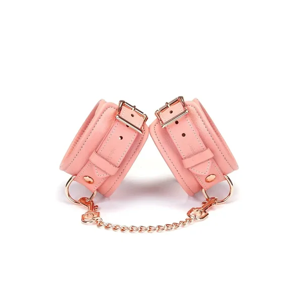 Pink Dream Collection Leather Ankle Cuffs