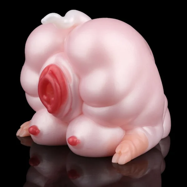 Pink Pig Pussy Torso Sex Doll - Fantasy Silicone Animal Pussies Masturbation Toy for Men