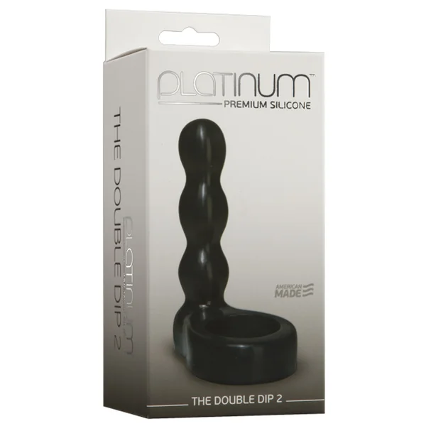 PLATINUM SILICONE DOUBLE DIP 2 BLACK