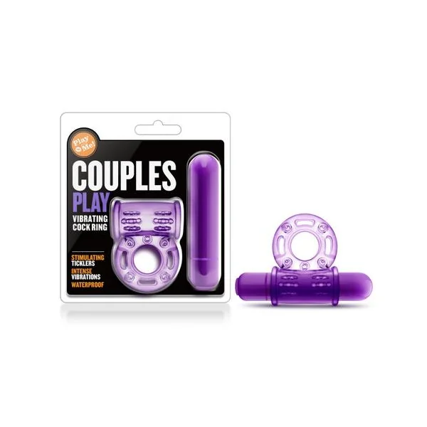 Play With Me Couples Play Vibrating Cock Ring by Blush Novelties