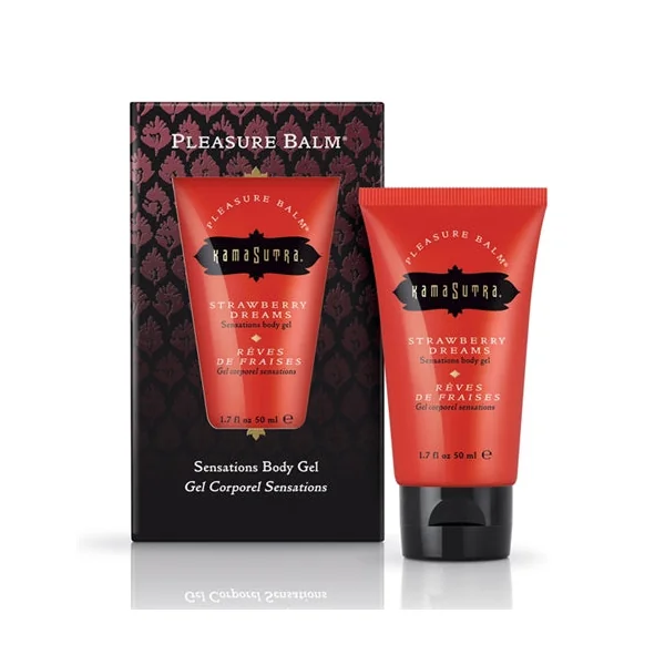 Pleasure Balm Sensations Body Gel - Strawberry Dreams - 1.7 Fl. Oz.