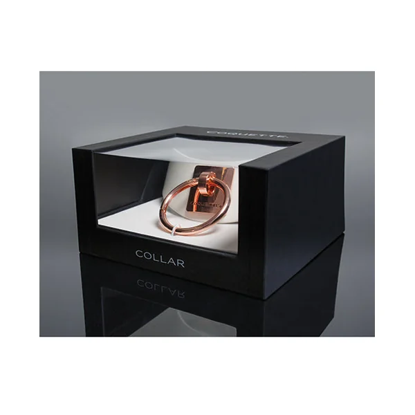 Pleasure Collection Adjustable Collar - White/rose Gold