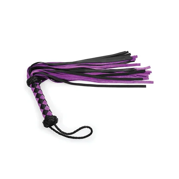 Plesur 22″ Leather Flogger – Purple