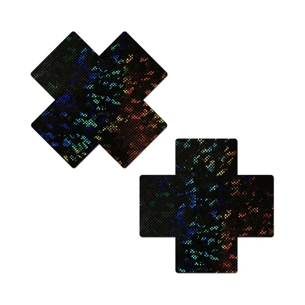 Plus X Black Disco Ball Breast Covers