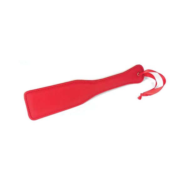 PLUSH LINED RED PU PADDLE