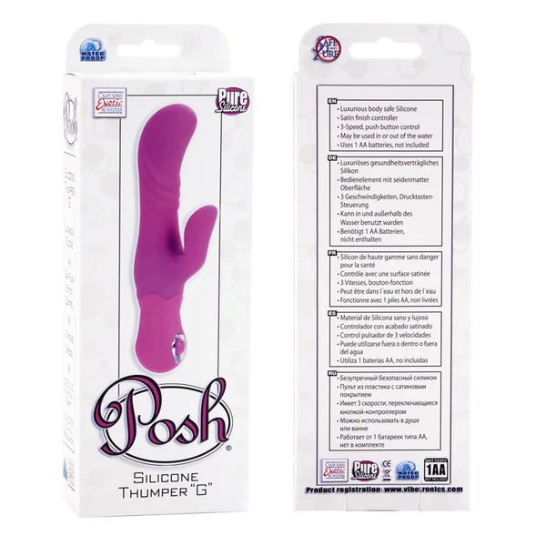 POSH SILICONE THUMP G PINK