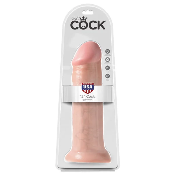 Premium Dildo King Cock 12" Cock - Black