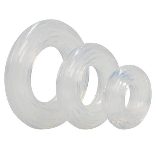 Premium Silicone Cock Ring Set 3-Pack