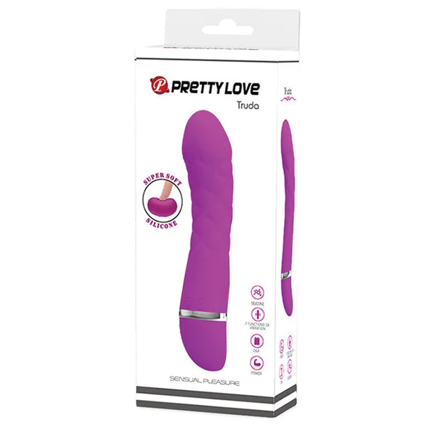 Pretty Love Truda Super Soft Silicone Vibrator - 7 Function Fuchsia