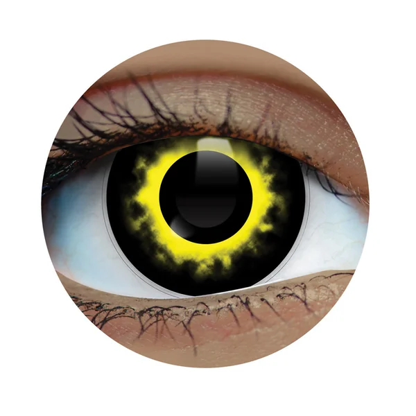 Primal Contact Lenses – Storm – Black & Yellow