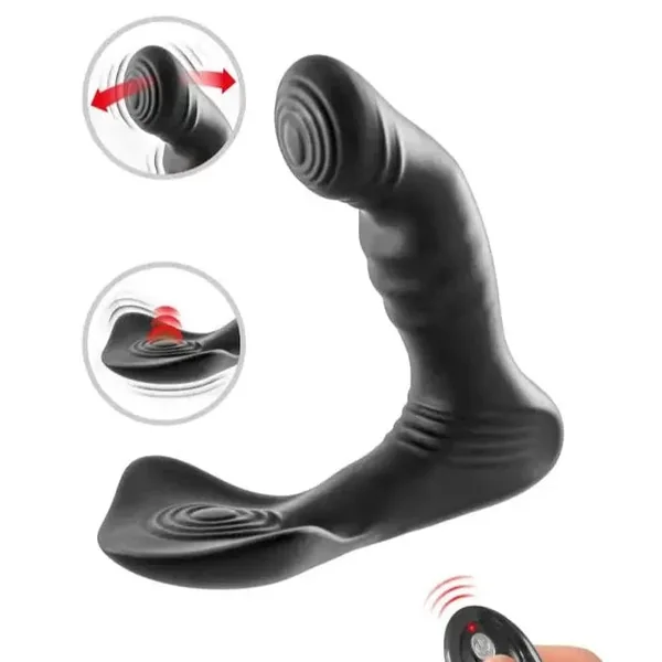 Prostate & Movement Vibrator - Blue Junker F3 | Perineum & Testicle Massage