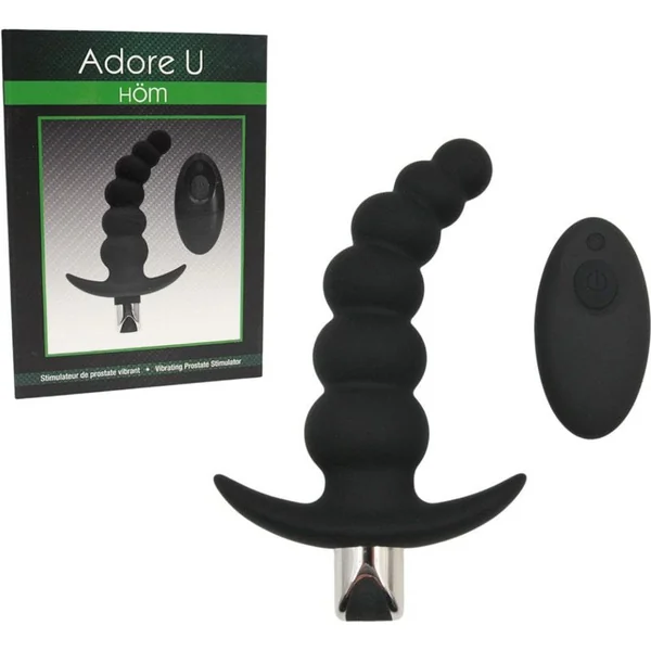 Prostate vibrator with remote control - Adore U - LA0476-11