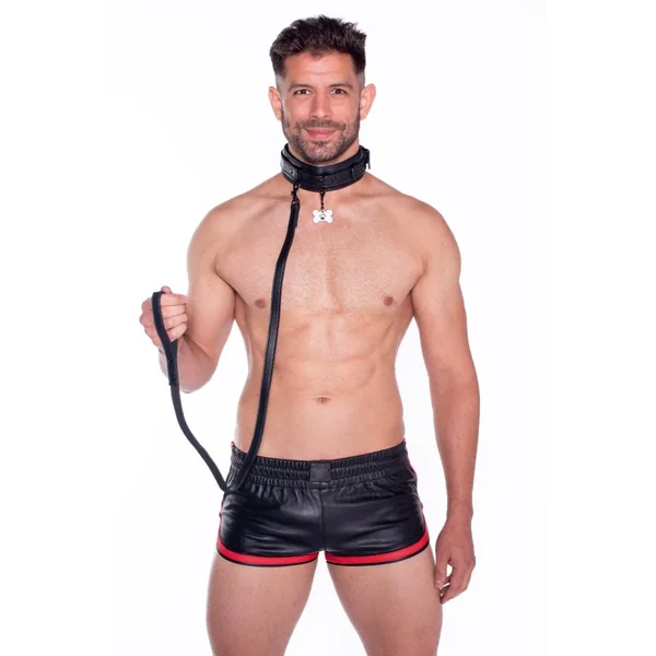 Prowler RED Collar and Leash