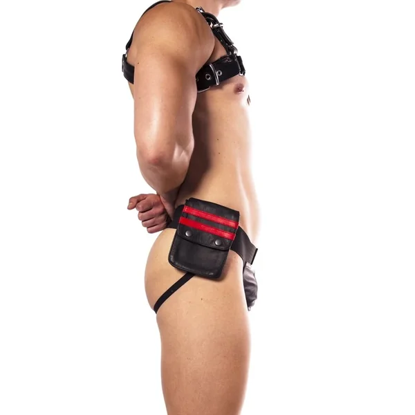 Prowler RED Leather Wallet Black/Red