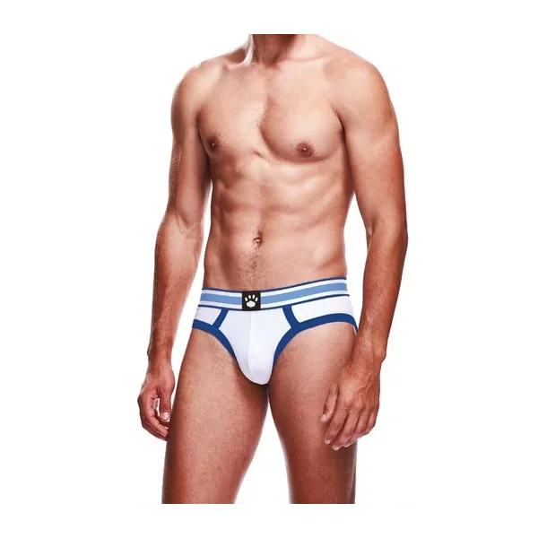 Prowler White/Blue Brief Medium