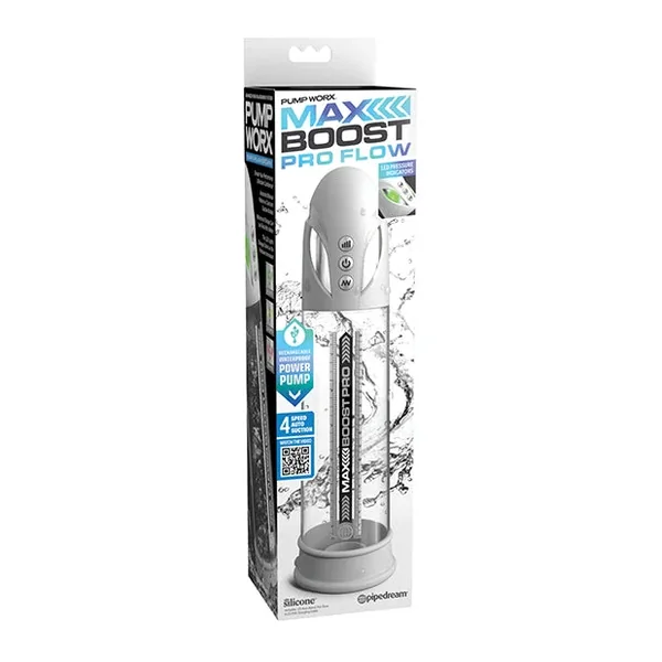 Pump Work Max Boost Pro – White/Clear