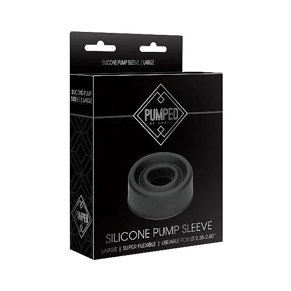Pumped Silicone Pump Sleeve Lg by Shots