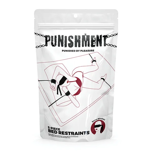 Punishment 5 Pc Bed Restraints