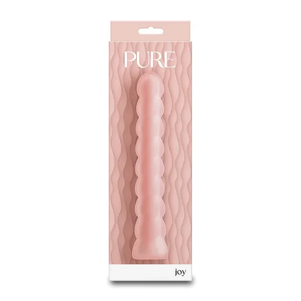 Pure Joy Textured Vibrator – Peach