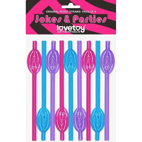 Pussy Straws (Blue, Pink, Purple)
