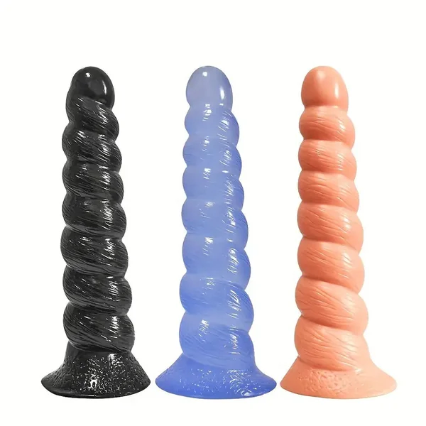 PVC Waterproof Non-Latex Anal Plug Vaginal Penetrator With Beads