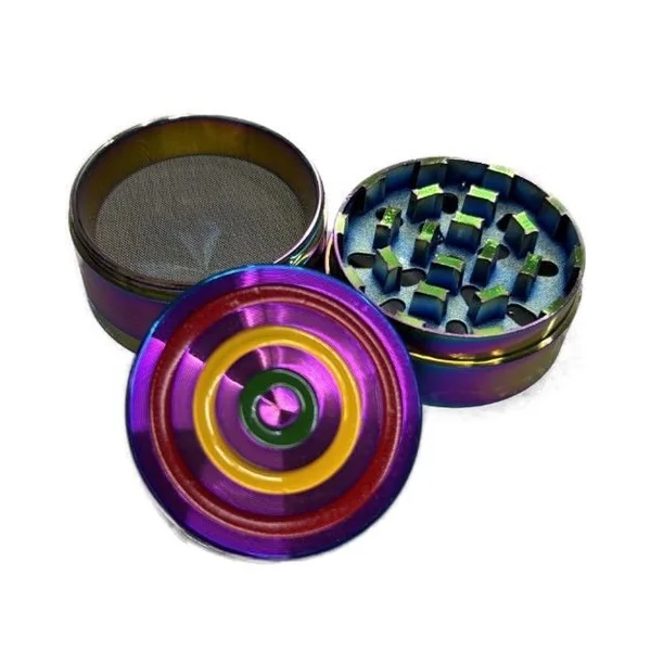 Rainbow Bullseye Grinder 4pc