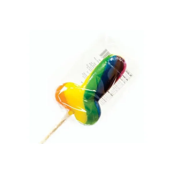 RAINBOW COCK POP 12PC DISPLAY