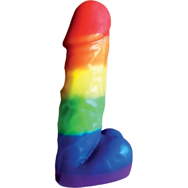 Rainbow Pecker Party Candle 7 Inches