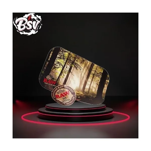 Raw meduim Magnet Cover For Tray Smokey Forest