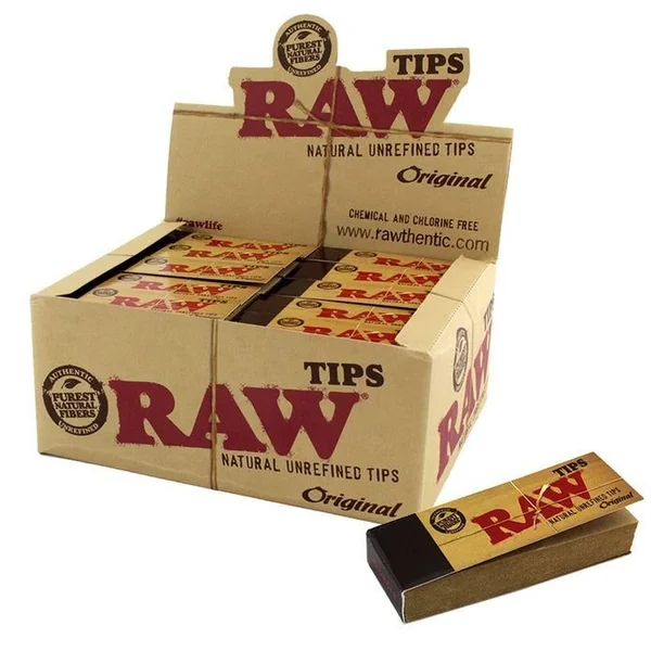 Raw Original Tips 50 Per Box/ 50 Tips Per Pack