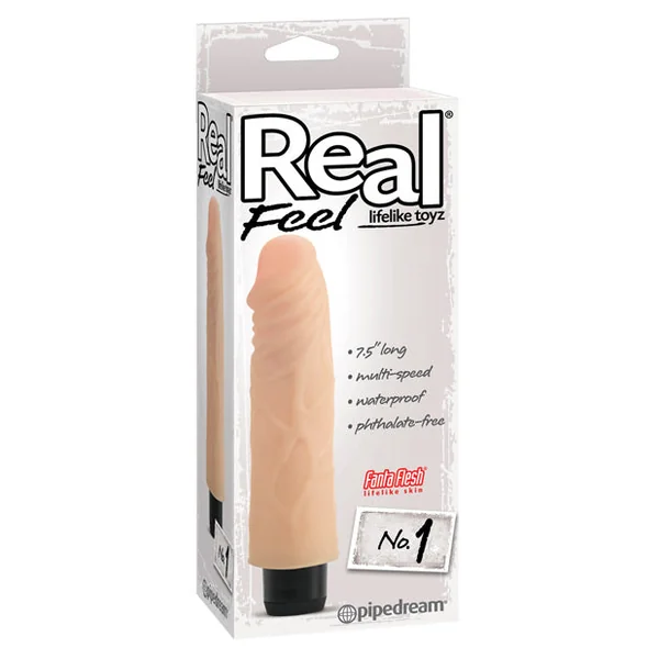 "Real Feel No. 1 Long 7.5"" Vibe Waterproof "