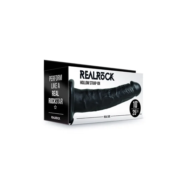 Real Rock – 10″ Silicone – Hollow Strap On