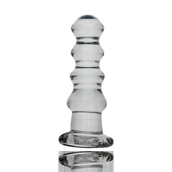 Real Rock Curvy Crystal Clear Dildo