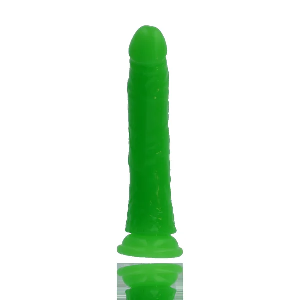 Real Rock Slim Glow In The Dark Dildo