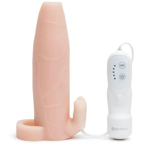 Realistic Duo Clit Climax-Her Vibrating Penis Extension by Fantasy X-Tensions