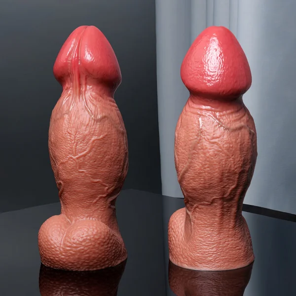 Realistic Flesh Silicone Fist Dildo – Giant Suction Cup Phallus for Extreme Vaginal Expansion