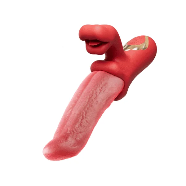 Realistic Tongue Licking Swinging G-spot Vibrator