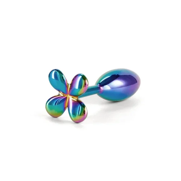 Rear Assets Clover Aluminum Anal Plug – Multicolor