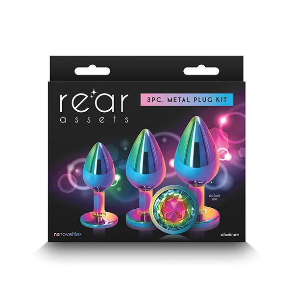 Rear Assets Rainbow Gem Anal Trainer Kit - Multi Color