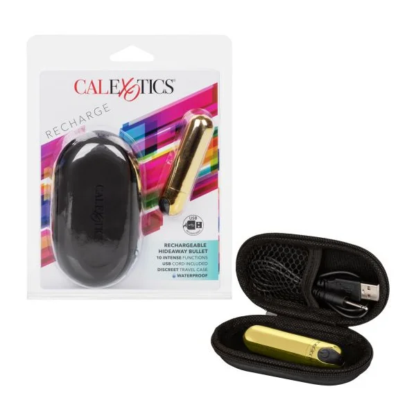 RECHARGEABLE HIDEAWAY BULLET GOLD