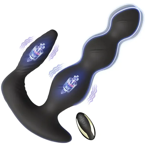 Remote Control Anal Sex Toy Vibrating Butt Plug Women Masturbator