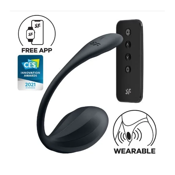 Remote Vibrator - Satisfyer - Ribbed Petal Connect App