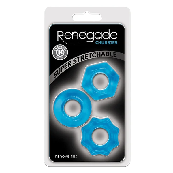 Renegade Chubbies Rings - Blue (3 Pack)