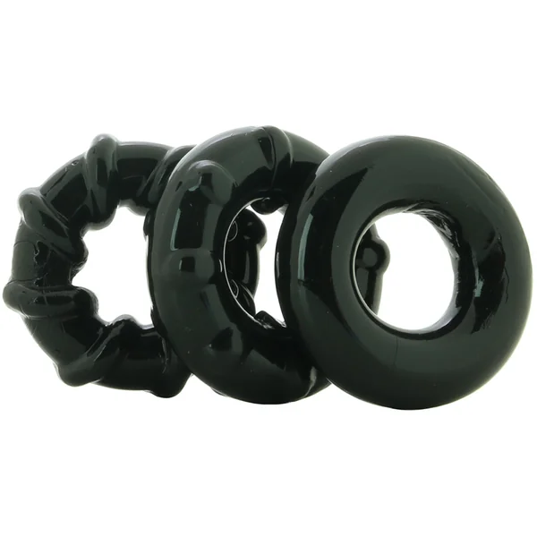Renegade Dyno Cock Rings 3 Pack in Black
