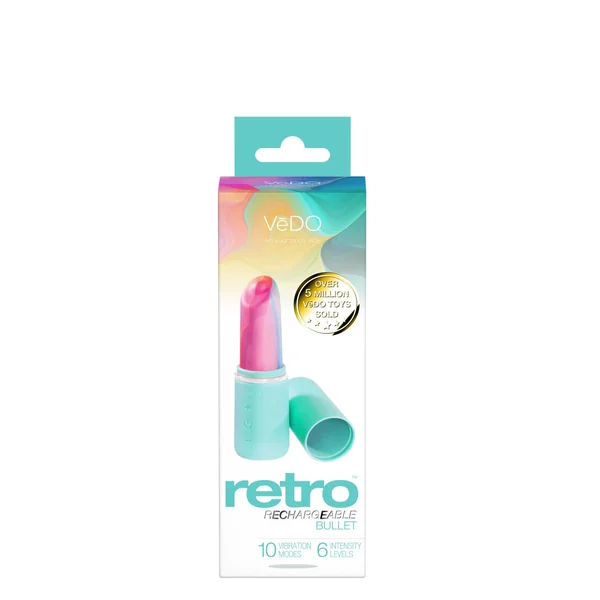 Retro Rechargeable Bullet - Turquoise
